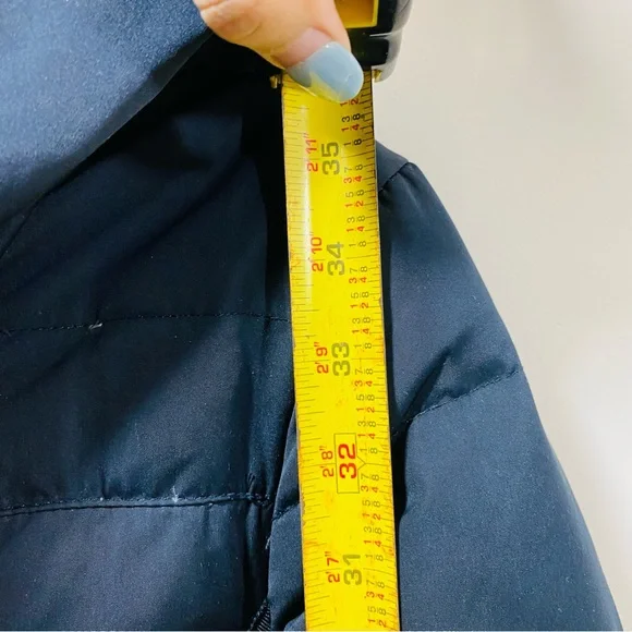 ZARA Winter Puffer Coat Womens M Black Preppy Comfort Duck Feather Down Hooded - Picture 7 of 7